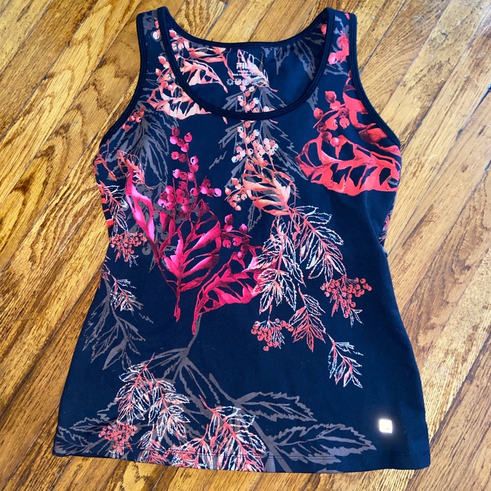 Fila Floral Tennis/Workout Tank